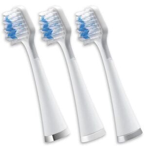 Waterpik Triple Sonic Replacement Brush Heads STRB-3WW, White, 3-Pack – Fits Com